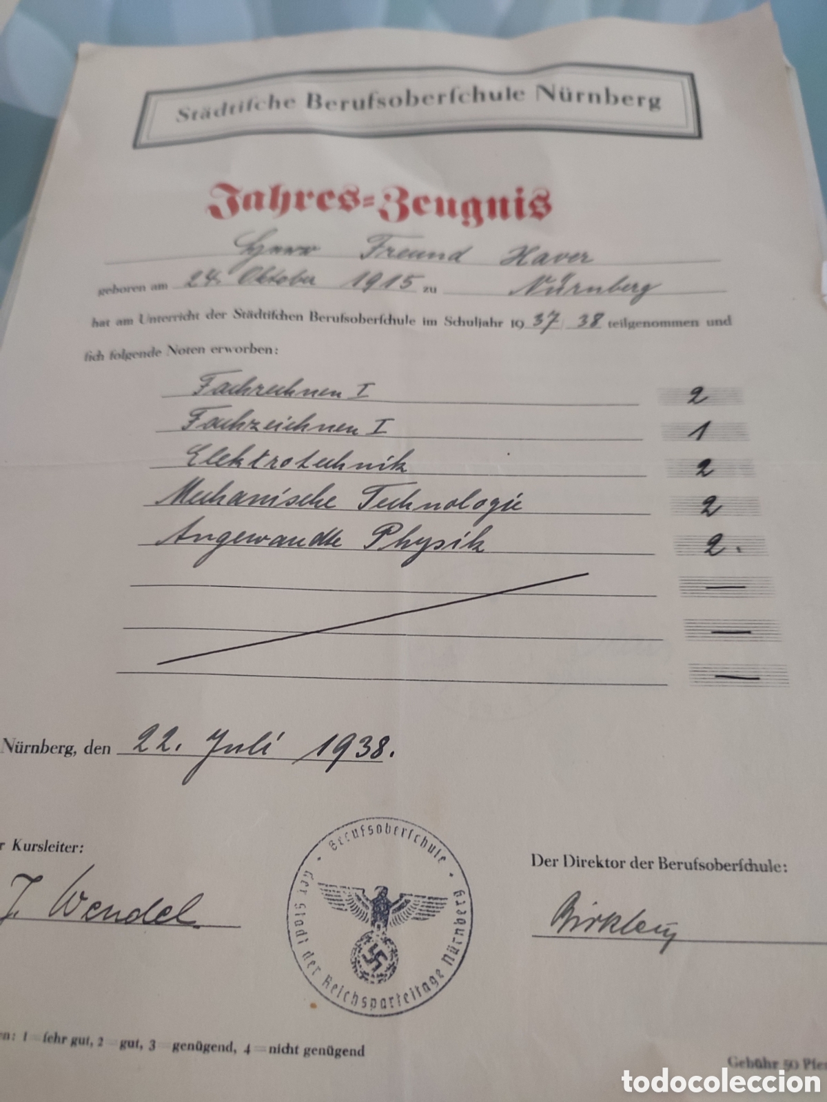 Militaria: Lote documentos N&uacute;remberg flak regimiento 18 - Foto 20