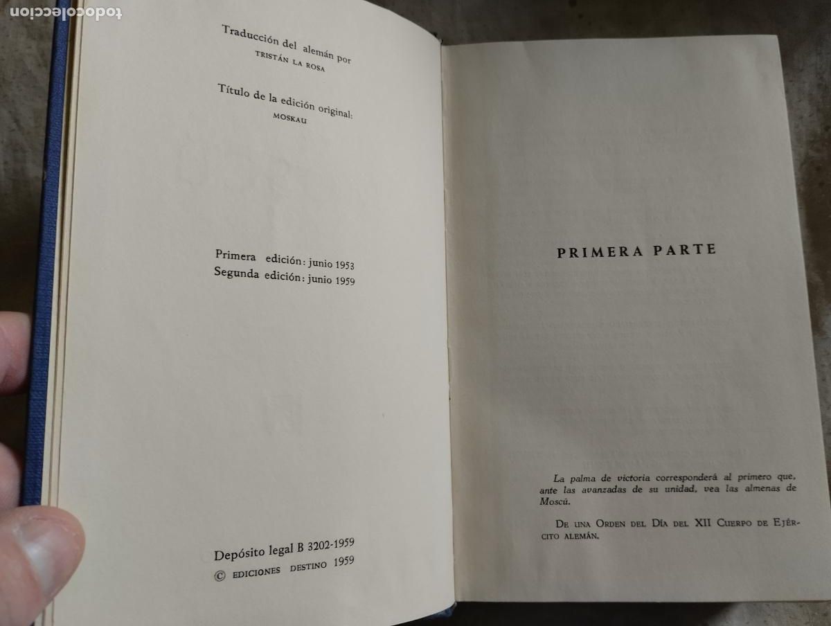 Militaria: MOSCU THEODOR PLIEVIER - Foto 2