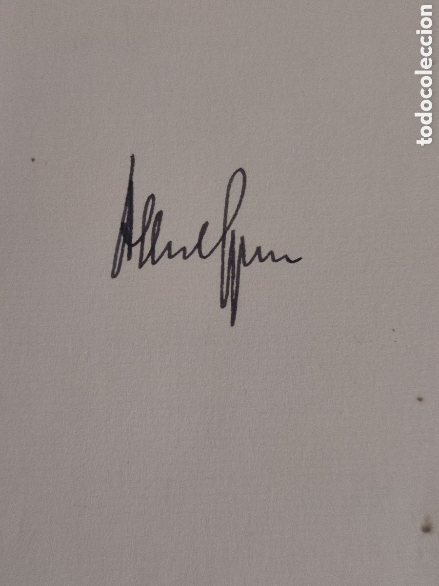 Militaria: Albert speer firma original - Foto 10