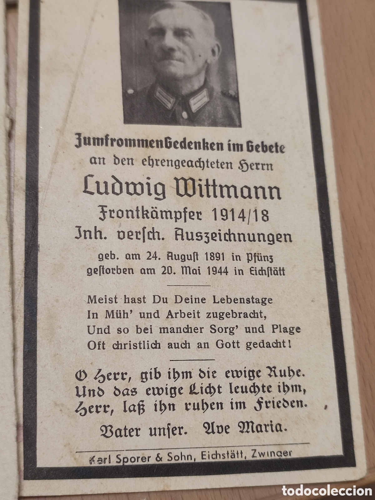 Militaria: Lote esquelas originales - Foto 7