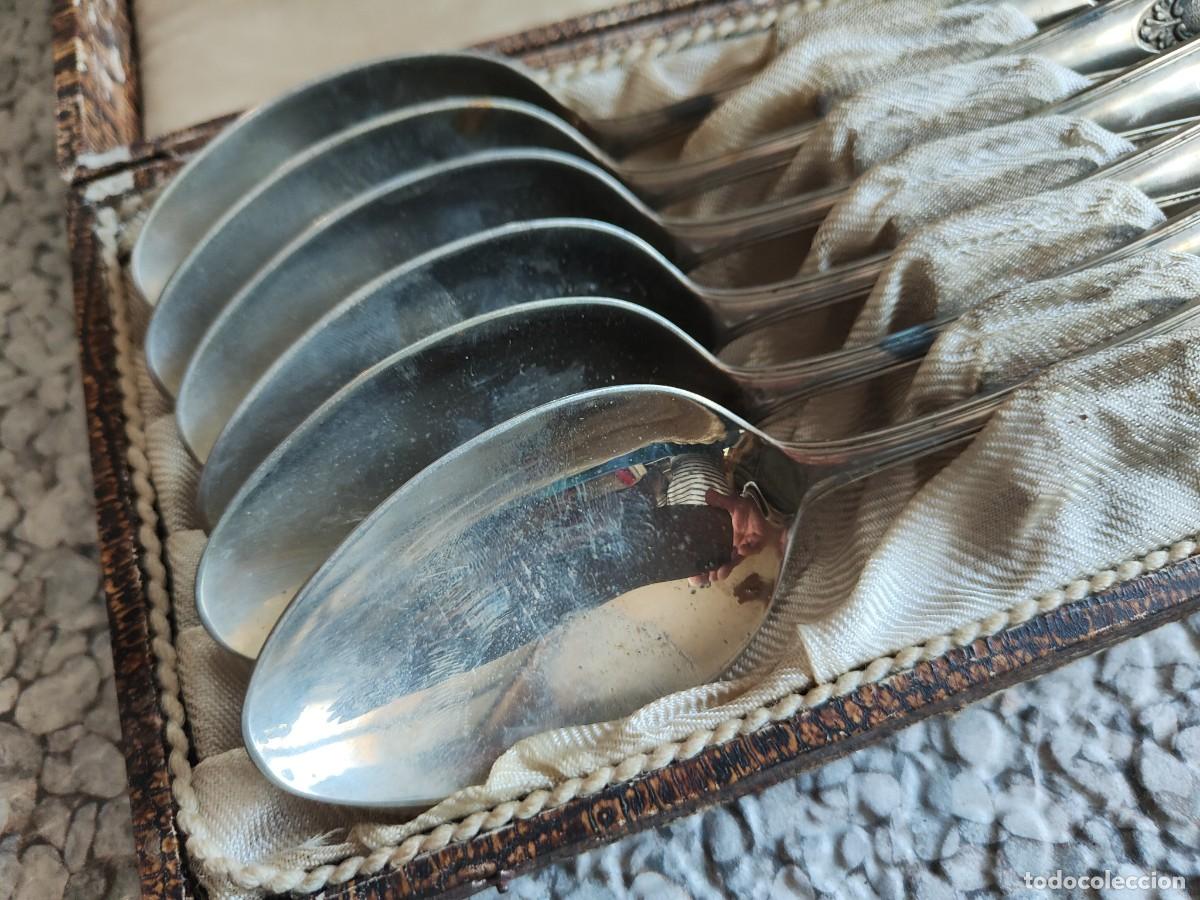 Militaria: Complete mess kantine set large spoons + case xx - Foto 4