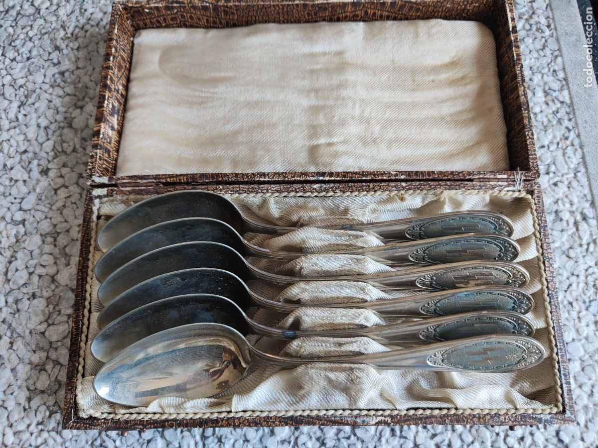 Militaria: Complete mess kantine set large spoons + case xx - Foto 5
