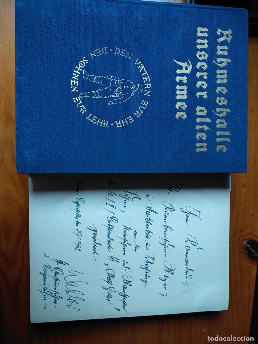 Militaria: Libro alem&aacute;n con dedicatoria a mando SS LAH - Foto 1