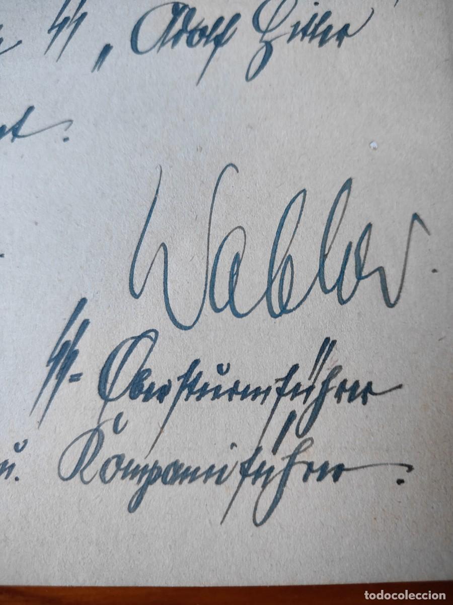 Militaria: Libro alem&aacute;n con dedicatoria a mando SS LAH - Foto 5
