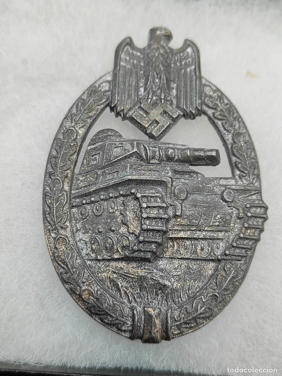 Militaria: Distintivo de Panzer en plata - Foto 1