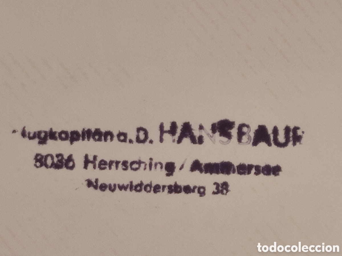 Militaria: Hans Baur firma original - Foto 8