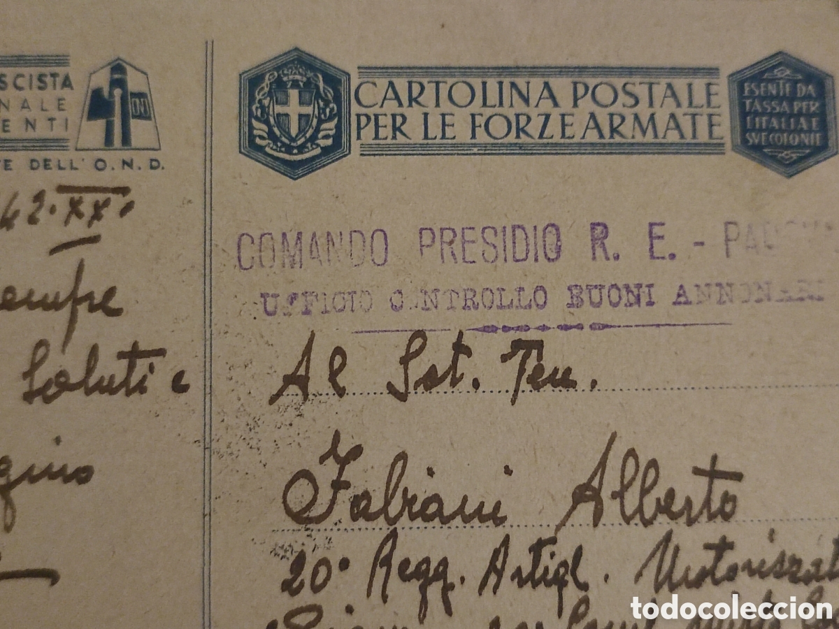 Militaria: Boccasile postal 2GM - Foto 4