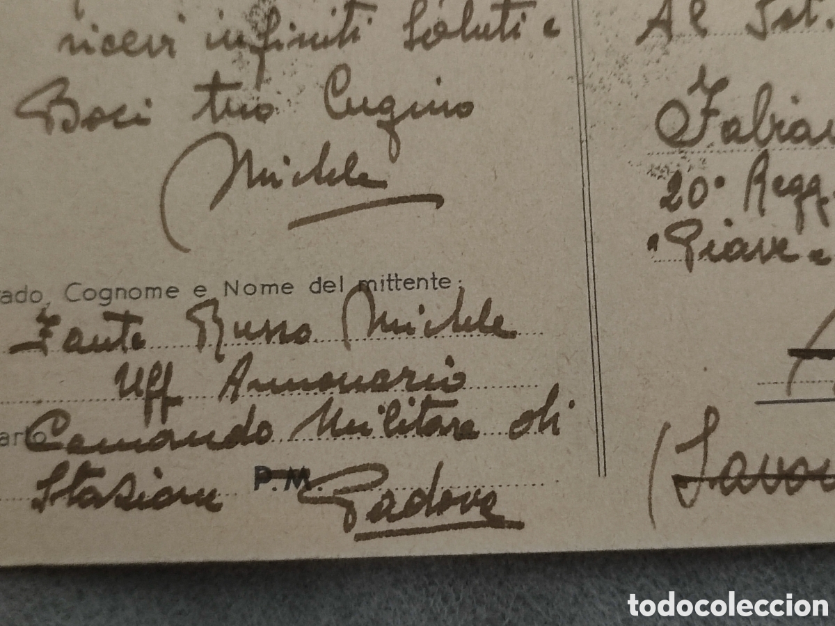 Militaria: Boccasile postal 2GM - Foto 8