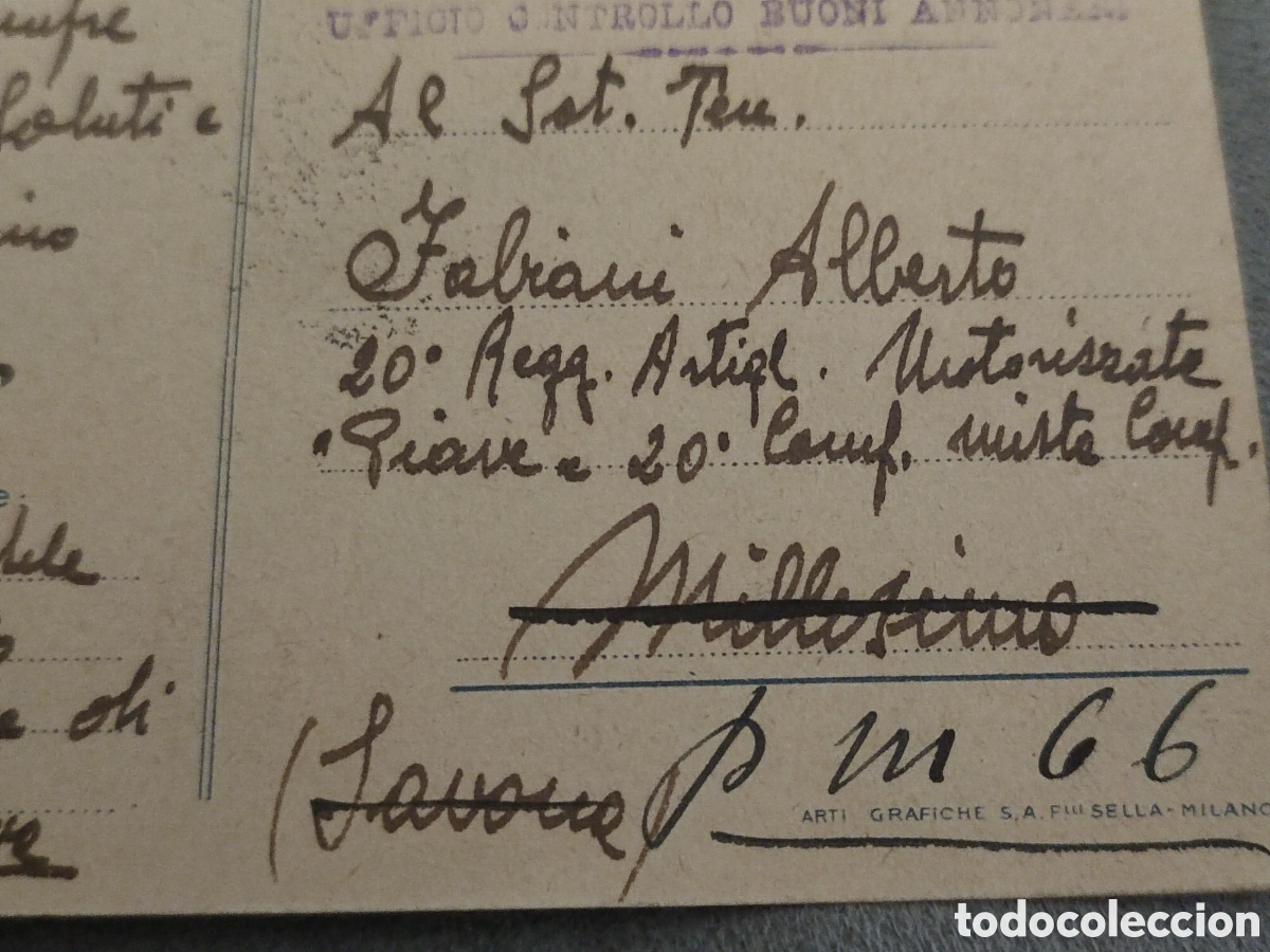 Militaria: Boccasile postal 2GM - Foto 9
