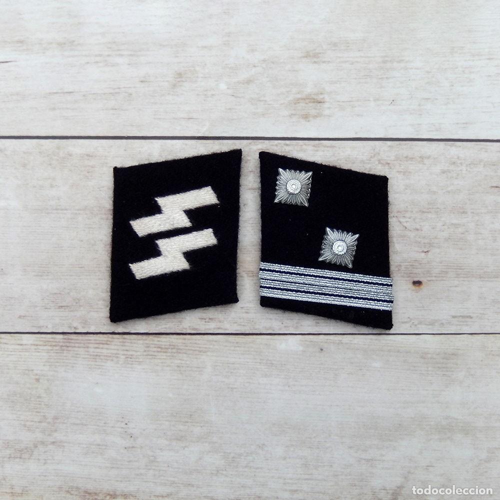Militaria: Parches de cuello SS Sturmscharf&uuml;hrer - Foto 1