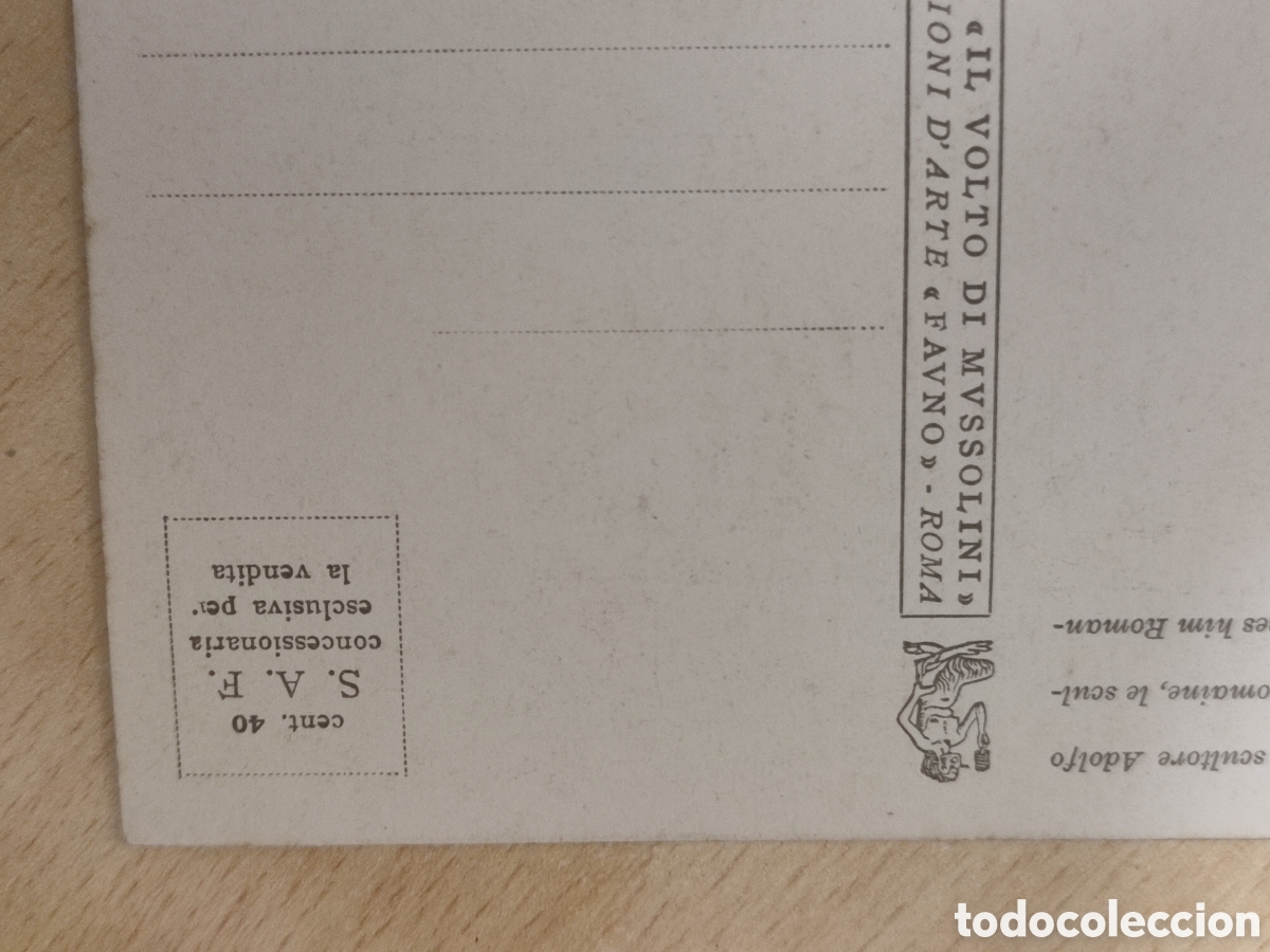 Militaria: Dux postal original en perfecto estado - Foto 6