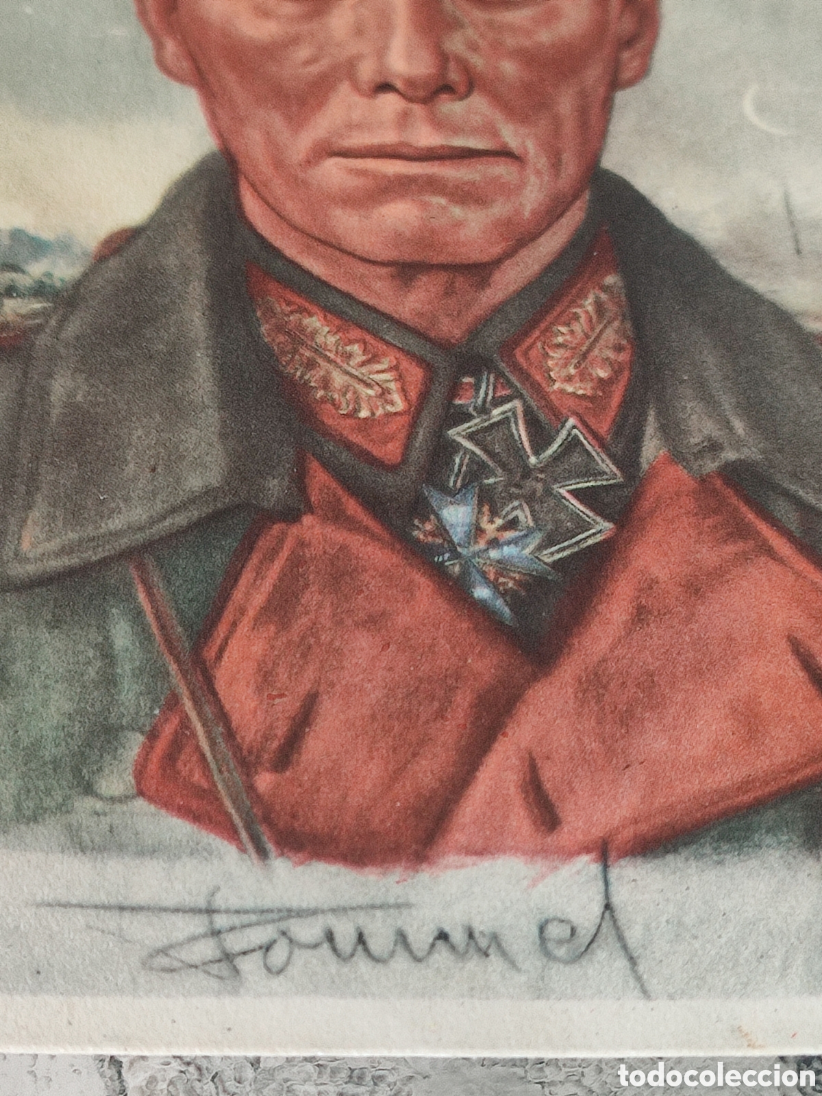 Militaria: Rommel willrich card - Foto 2