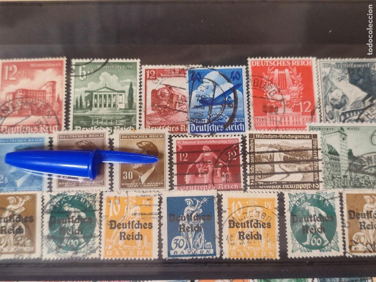 Militaria: Lote sellos originales - Foto 1