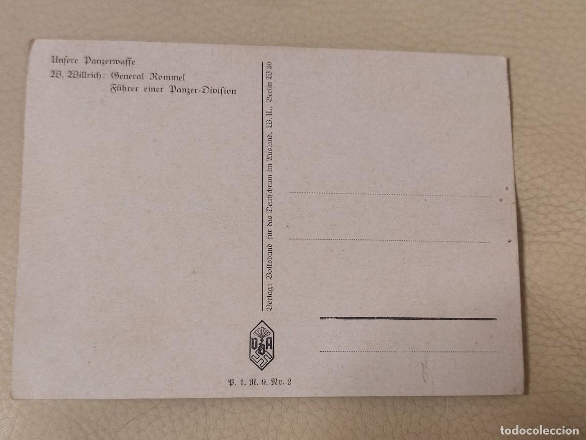 Militaria: Rommel willrich card - Foto 4