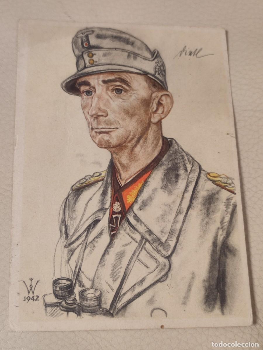 Militaria: Dietl willrich card postal - Foto 1
