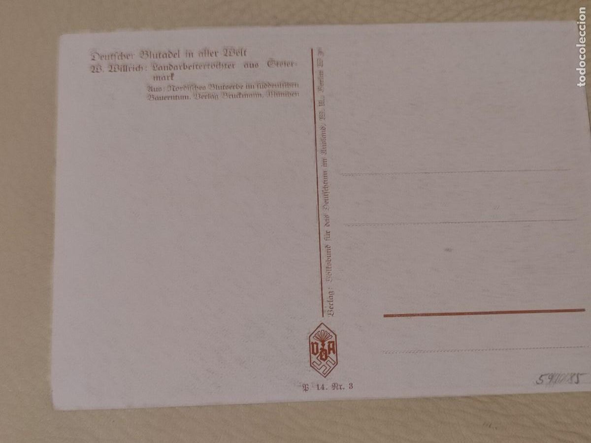 Militaria: Willrich card postal - Foto 4