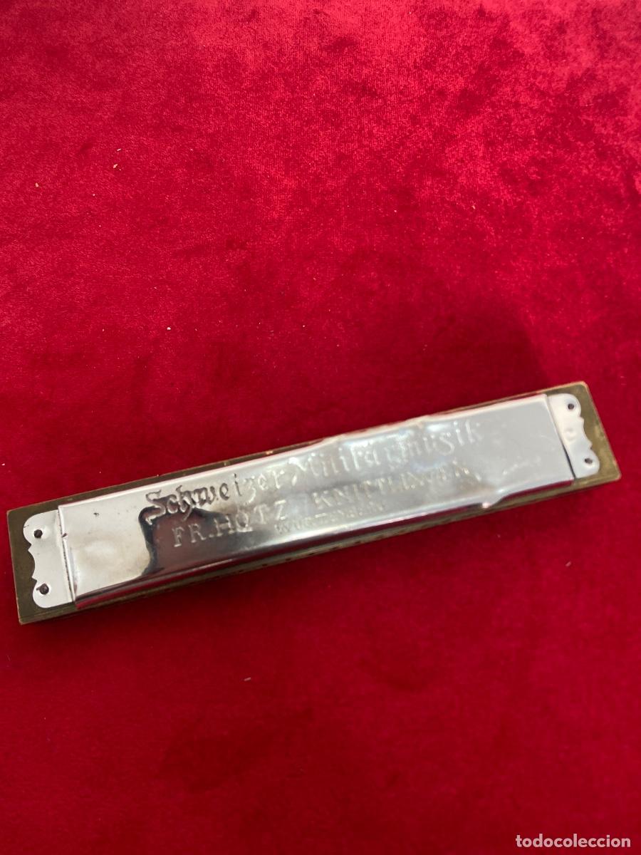 Militaria: Harmonica sweiser militar music - Foto 1