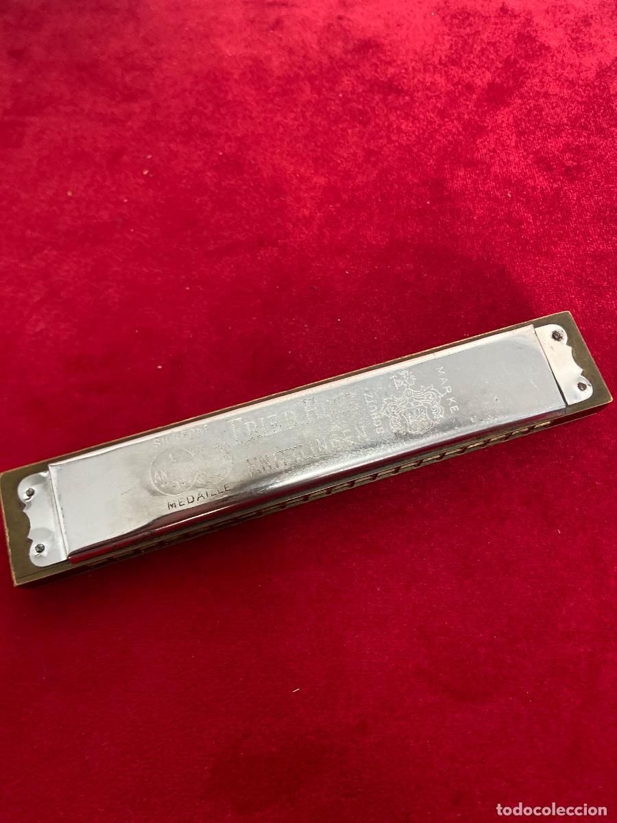 Militaria: Harmonica sweiser militar music - Foto 4
