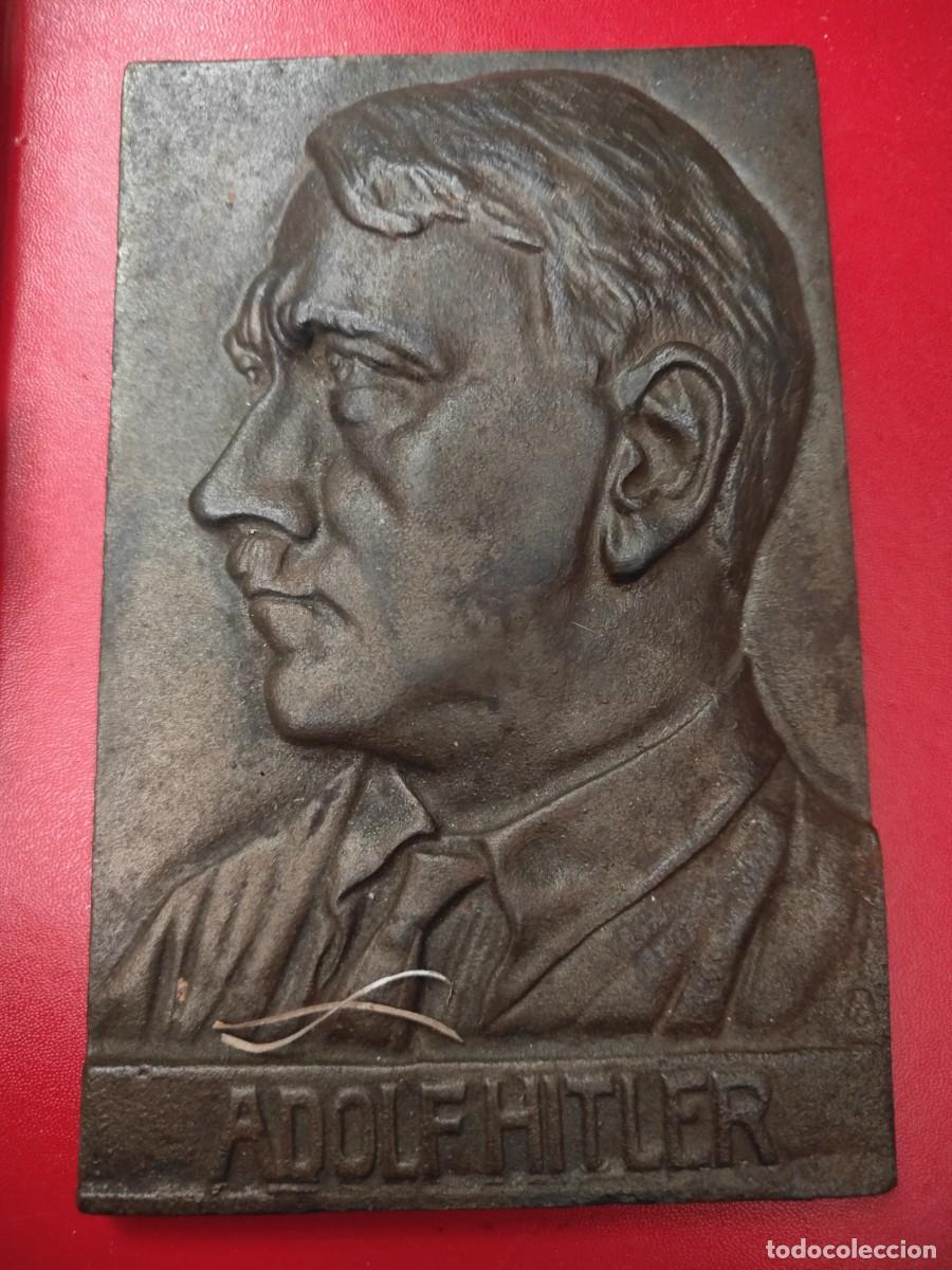 Militaria: Placa propaganda de Adolfo Hitler - Foto 1