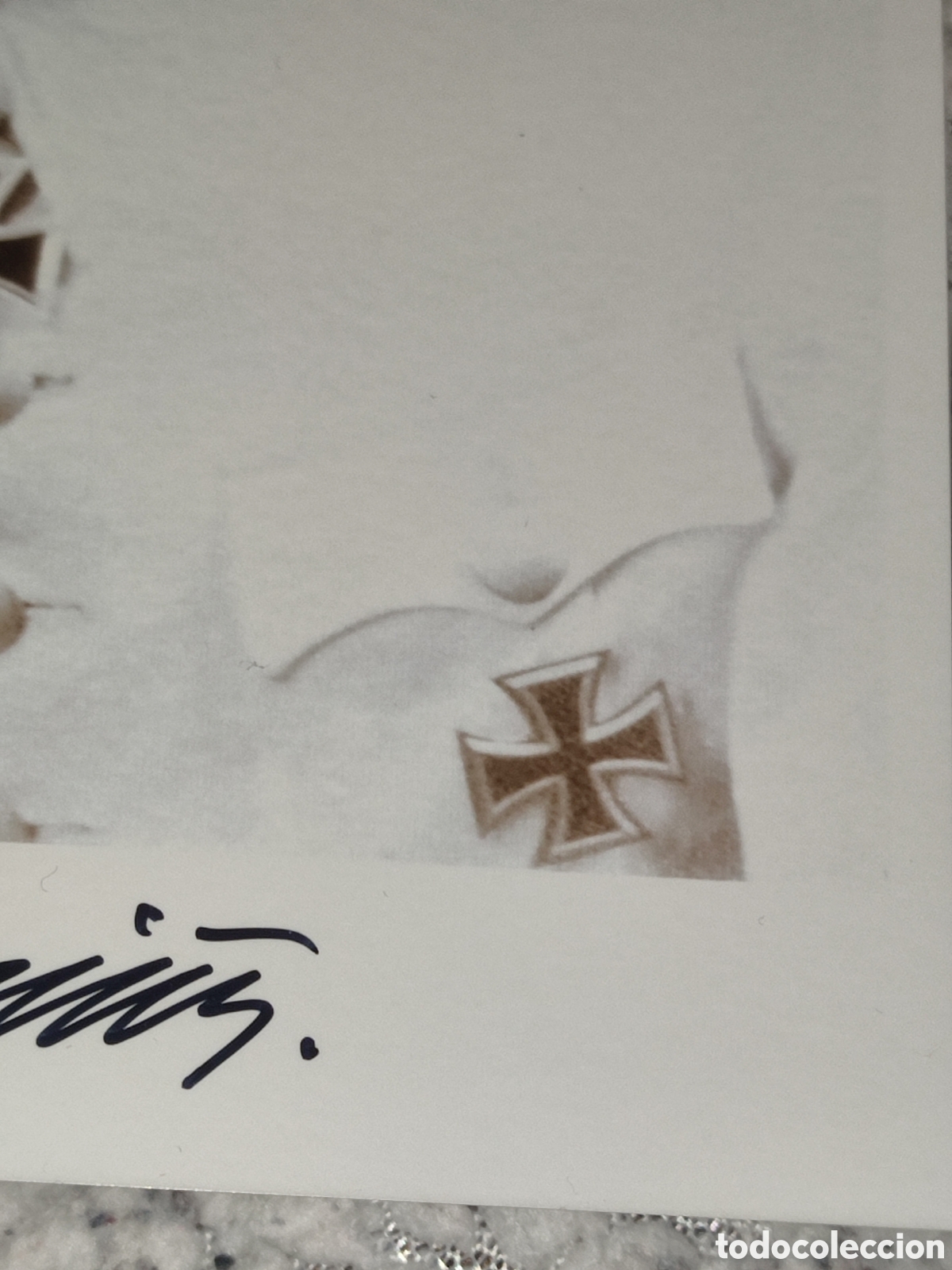 Militaria: Otto Carius firma original - Foto 9