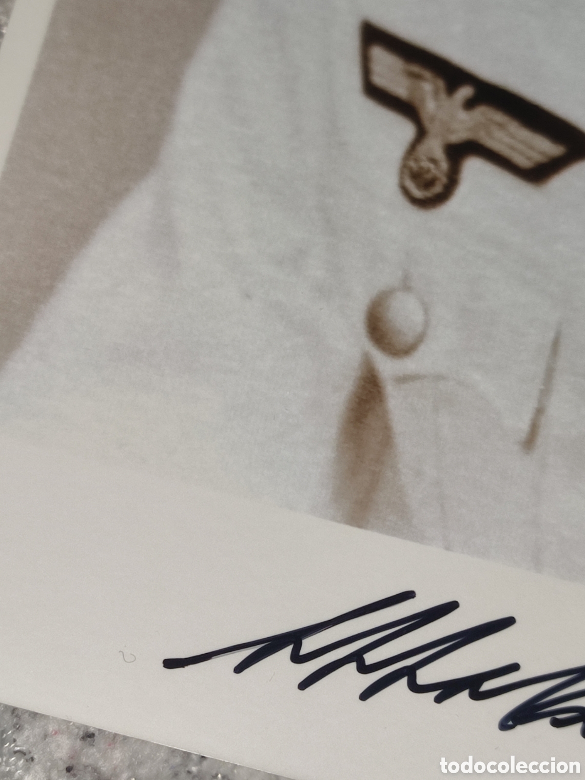 Militaria: Otto Carius firma original - Foto 13