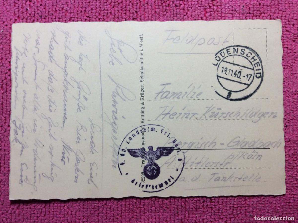 Militaria: ALEMANIA. II GUERRA MUNDIAL. 1940 TARJETA POSTAL CIRCULADA. FELDPOST (1ZKR45)