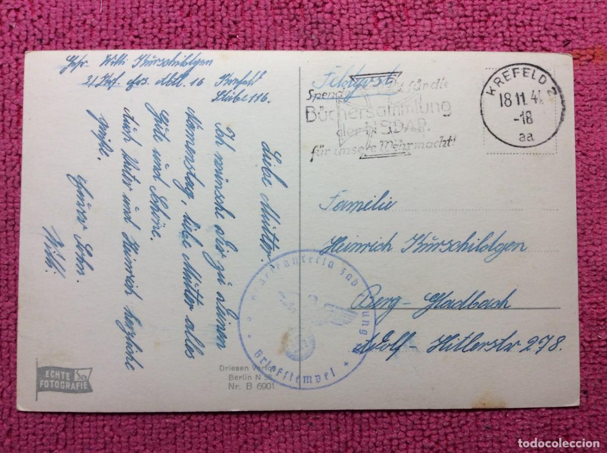 Militaria: ALEMANIA. II GUERRA MUNDIAL. 1941 TARJETA POSTAL CIRCULADA. FELDPOST (1ZKR46)