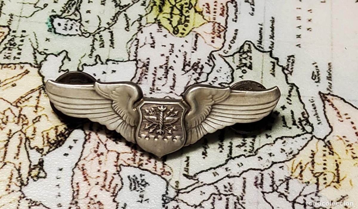 Militaria: INSIGNIA DE PLATA.OFICIAL NAVEGANTE DE LAS FUERZAS A&Eacute;REAS DE ESTADOS UNIDOS.2&ordf; GUERRA MUNDIAL