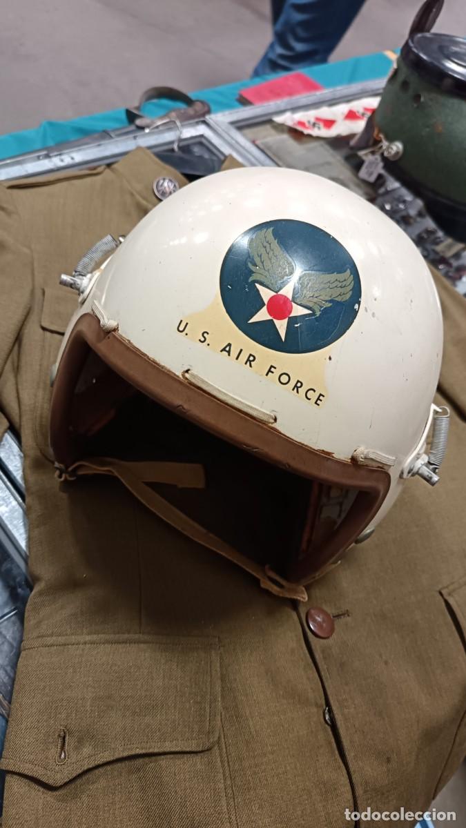 Militaria: Casco de piloto de US airforce