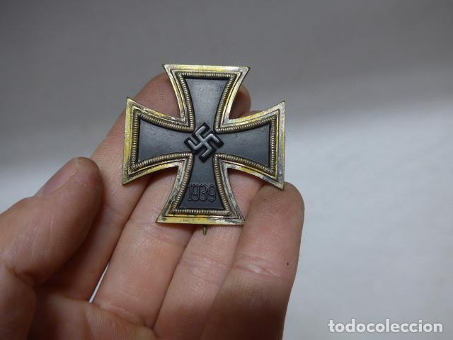 Militaria: Antigua medalla alemana cruz de hierro de II Guerra Mundial, creo replica vieja, Alemania.