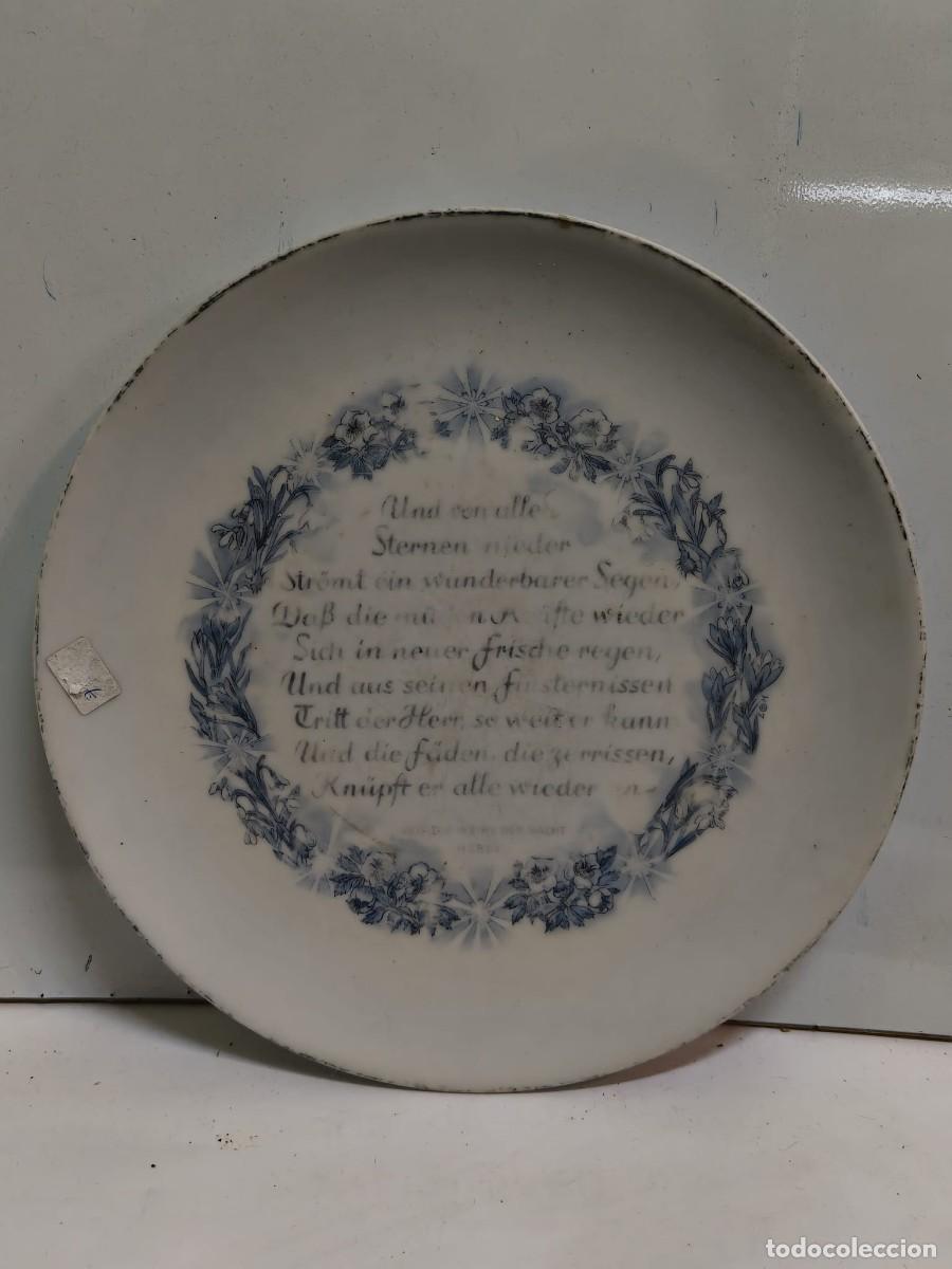 Military Antiques: Plato de porcelana de Allach navidad