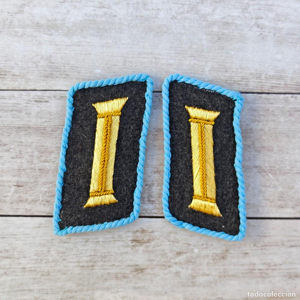 Militaria: Parches de cuello l&iacute;der politico gerente base NSDAP Stutzpunktleiter