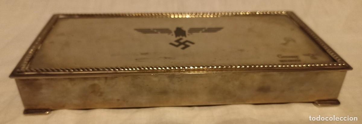 Militaria: Caja met&aacute;lica alemana original Deutsche Whermacht (III REICH HITLER- ALEMANIA) WWII