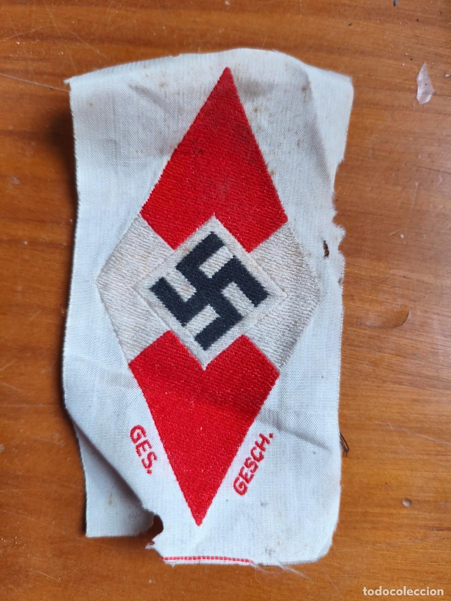 Militaria: Rombo de Hitlerjugend de camisa de deporte