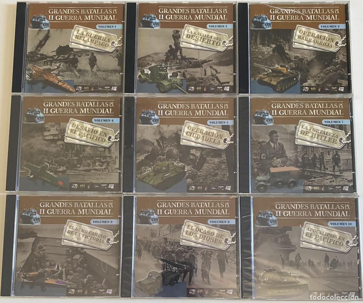 Militaria: GRANDES BATALLAS DE LA II GUERRA MUNDIAL - 9 CD-ROM - VER FOTOS