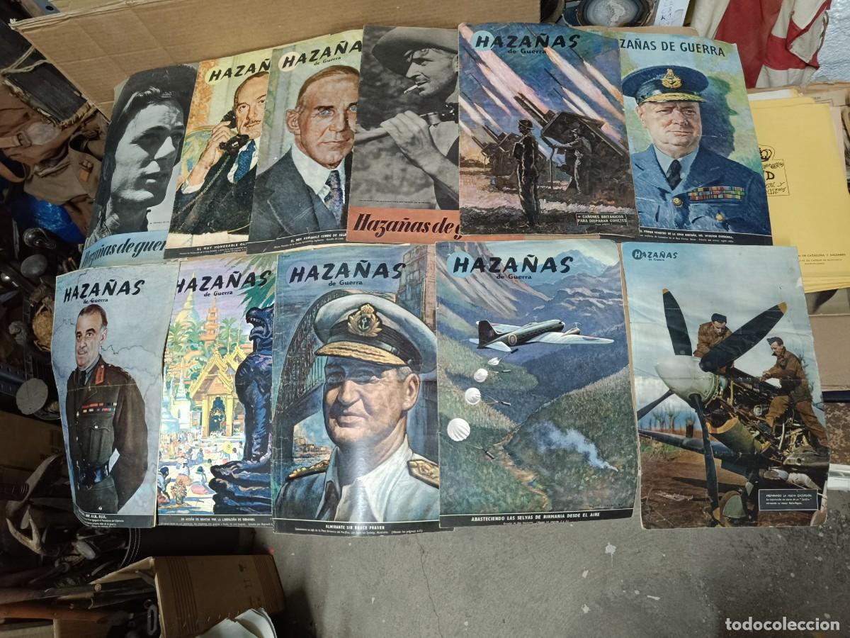 Military Antiques: LOTE DE 11 ANTIGUAS REVISTAS HAZA&Ntilde;AS DE GUERRA, SEGUNDA GUERRA MUNDIAL -P16