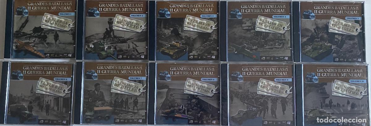 Militaria: GRANDES BATALLAS DE LA II GUERRA MUNDIAL - COLECCION COMPLETA - 10 CD-ROM - VER FOTOS