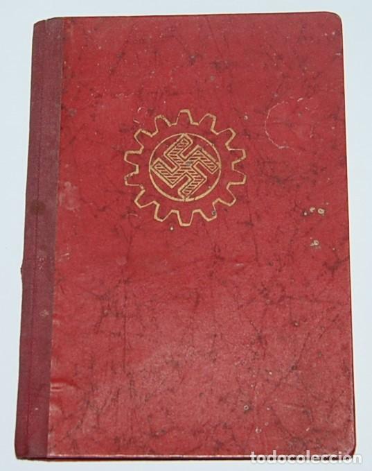 Militaria: CARTILLA DEL DIE DEUTSCHE ARBEITSFRONT ALEM&Aacute;N - TERCER REICH