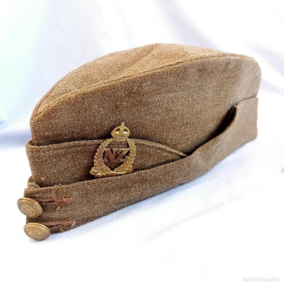 Militaria: NUEVA ZELANDA WWII - GORRO &rdquo;FIELD SERVICE CAP&rdquo; - NEW ZELAND EXPEDITIONARY FORCE