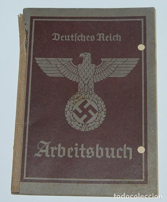 Militaria: ARBEITSBUCH SEGUNDO MODELO - TERCER REICH