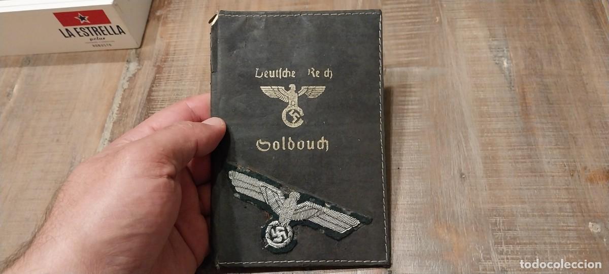 Militaria: PARCHE DE OFICIAL NAZI CON FUNDA DE CARNET DE IDENTIFICACI&Oacute;N TODO ORIGINAL