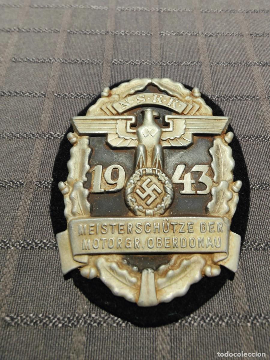 Militaria: Metal plate Plakette NSKK 60mm x 80mm