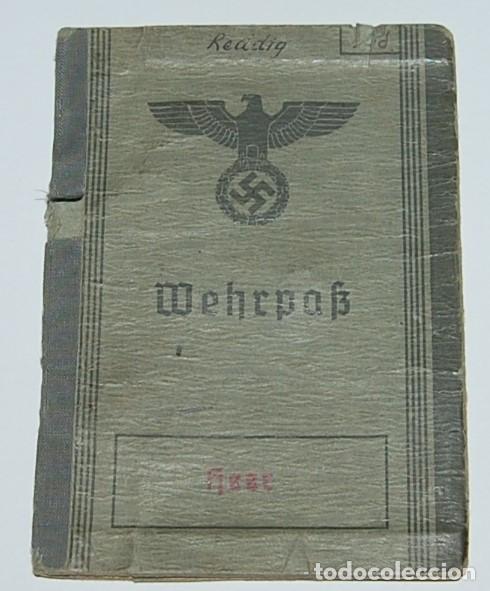 Militaria: WEHRPASS - CARTILLA MILITAR DE LA WEHRMACHT