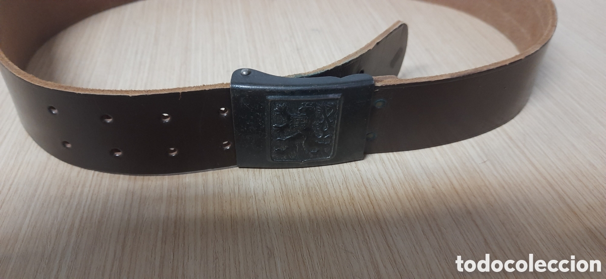 Militaria: Cinturon checoslovaquia 2 guerra mundial /guerra fria