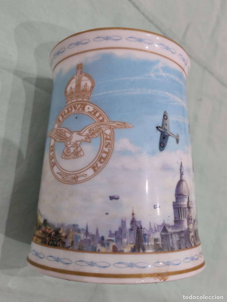 Militaria: Jarra Batalla de Inglaterra ,museo Hendon Aviaci&oacute;n ,Flying for Victory