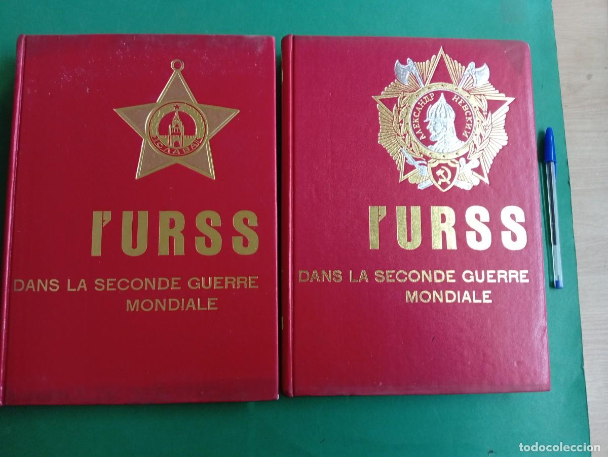 Militaria: Lote de 2 antiguos libros l&acute;URSS. En la II Guerra Mundial. Tomo 4 y 5.