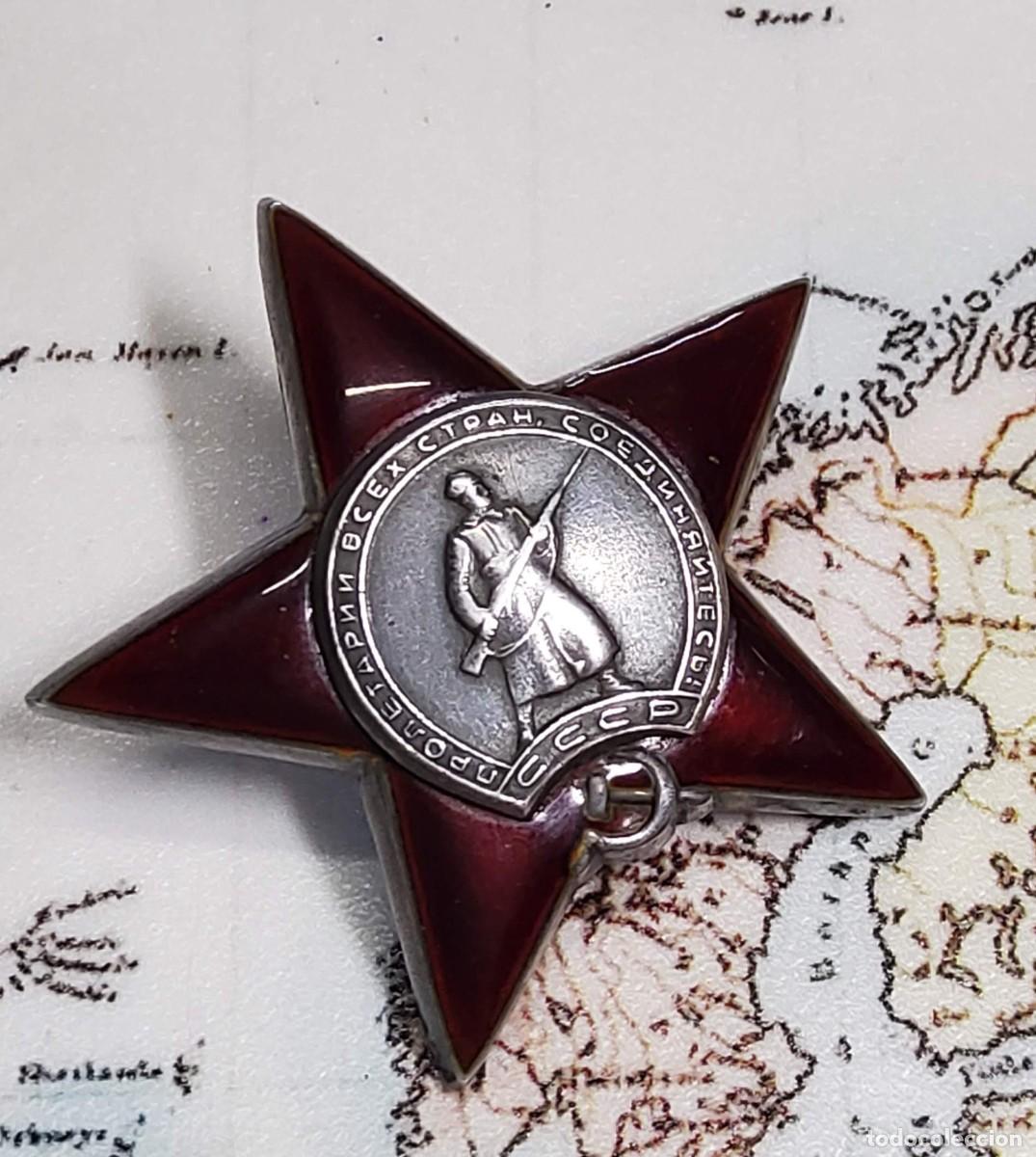 Militaria: MEDALLA DE PLATA ORDEN DE LA ESTRELLA ROJA DE RUSIA.2&ordf; GUERRA MUNDIAL