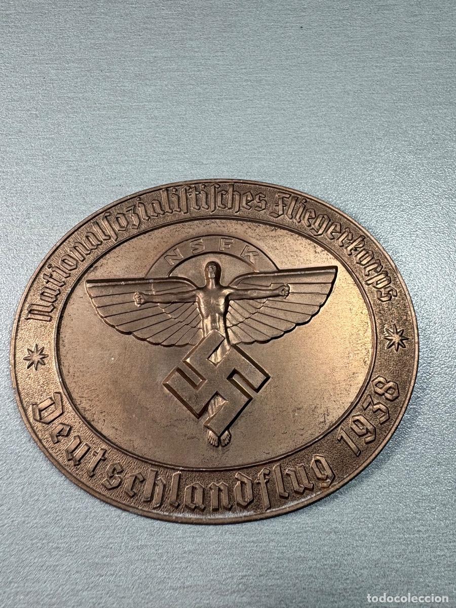 Militaria: Medalla de mano del NSFK,numerada - Foto 1
