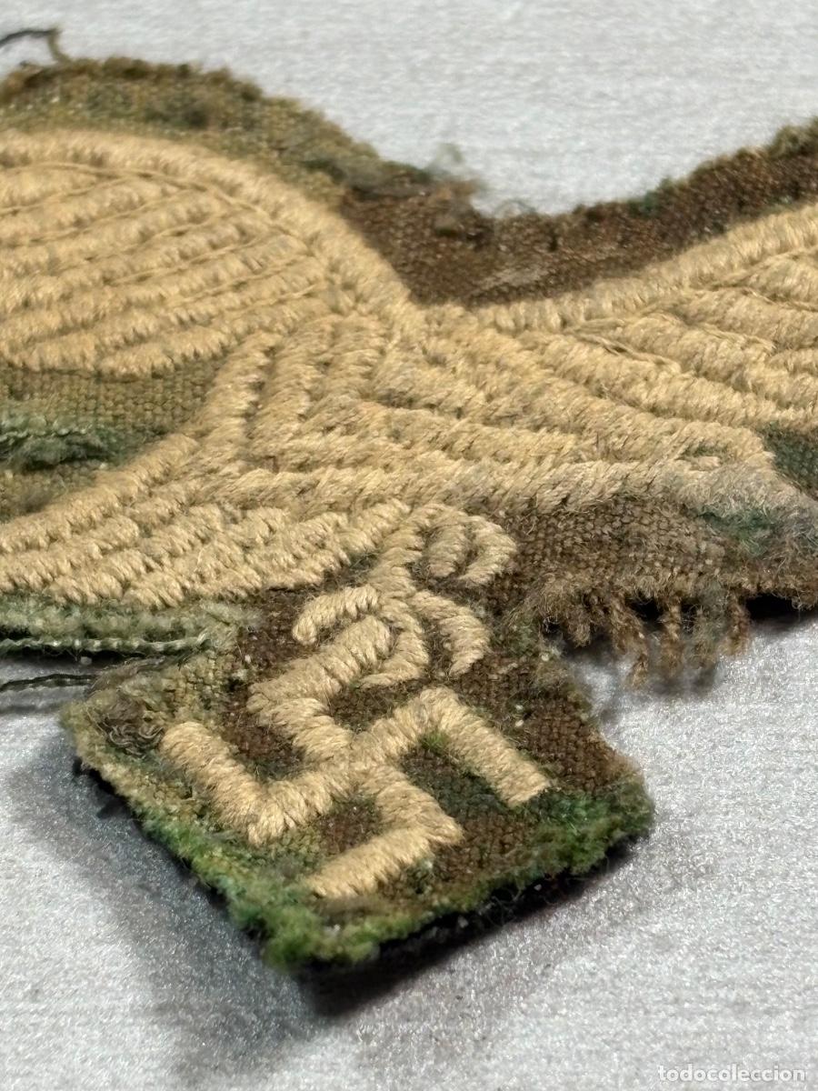 Militaria: Rar&iacute;simo &aacute;guila de pecho de blus&oacute;n de fallshimjager