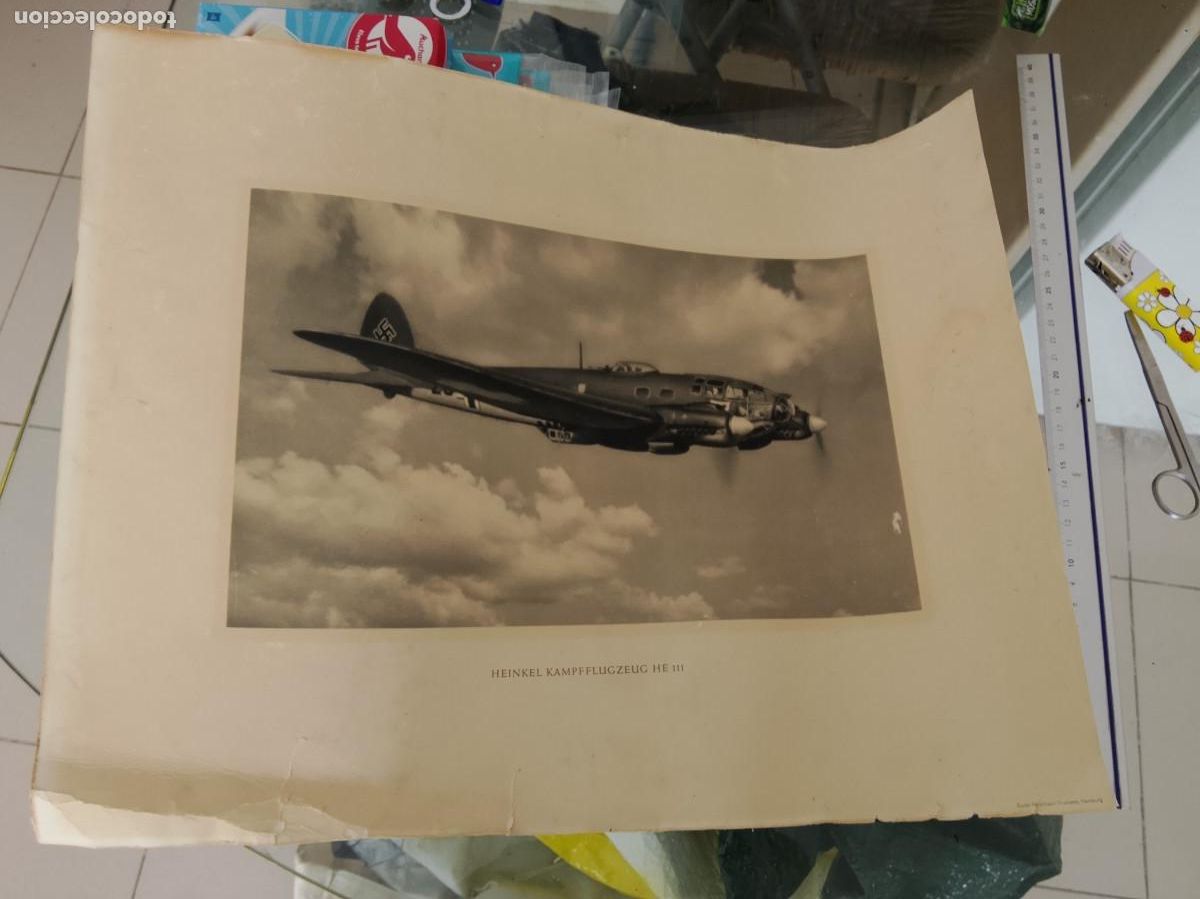 Militaria: Lamina Heinkel He 111, un ic&oacute;nico bombardero alem&aacute;n bimotor utilizado la Luftwaffe II Guerra Mundial
